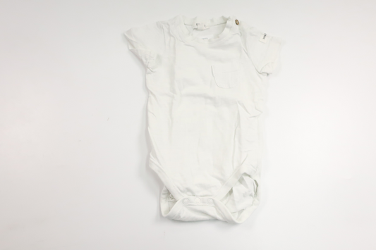 Bodysuit fra Newbie - Størrelse 62 - Hvid