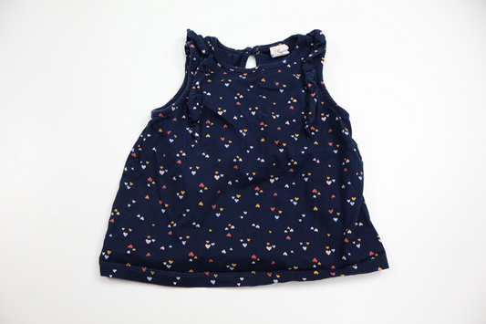 Tanktop fra H&M - Størrelse 86 - Marineblå