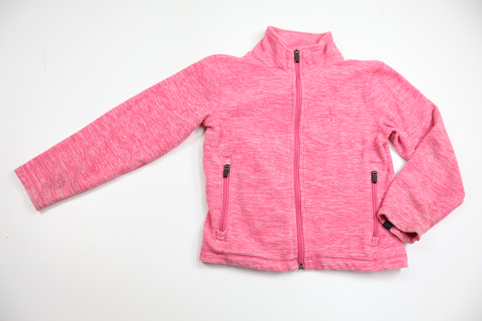 Fleecejacka från Cross Sportswear - Storlek 122/128 - Rosa