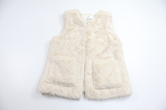 Vest i imiteret pels fra Zara - Størrelse 130 - Beige