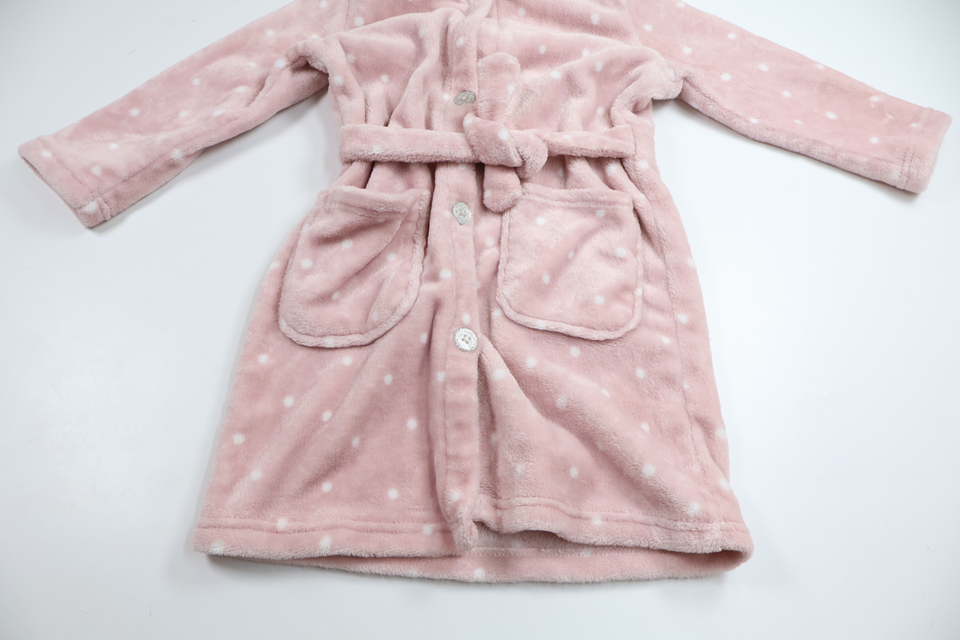 Badrock/Morgonrock i fleece från Kappahl - Storlek 98/104 - Rosa