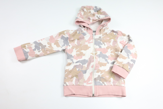 Hættejakke fra Fim Baby - Størrelse 80 - Lyserød