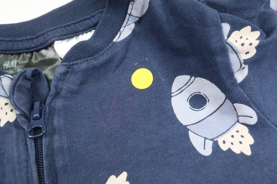 Pyjamas med raketter fra H&M - Størrelse 80 - Marineblå