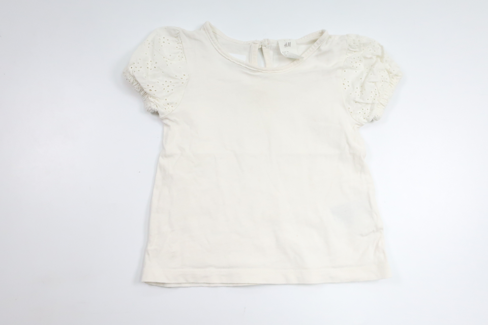 Sweater fra H&M - Størrelse 74 - Hvid