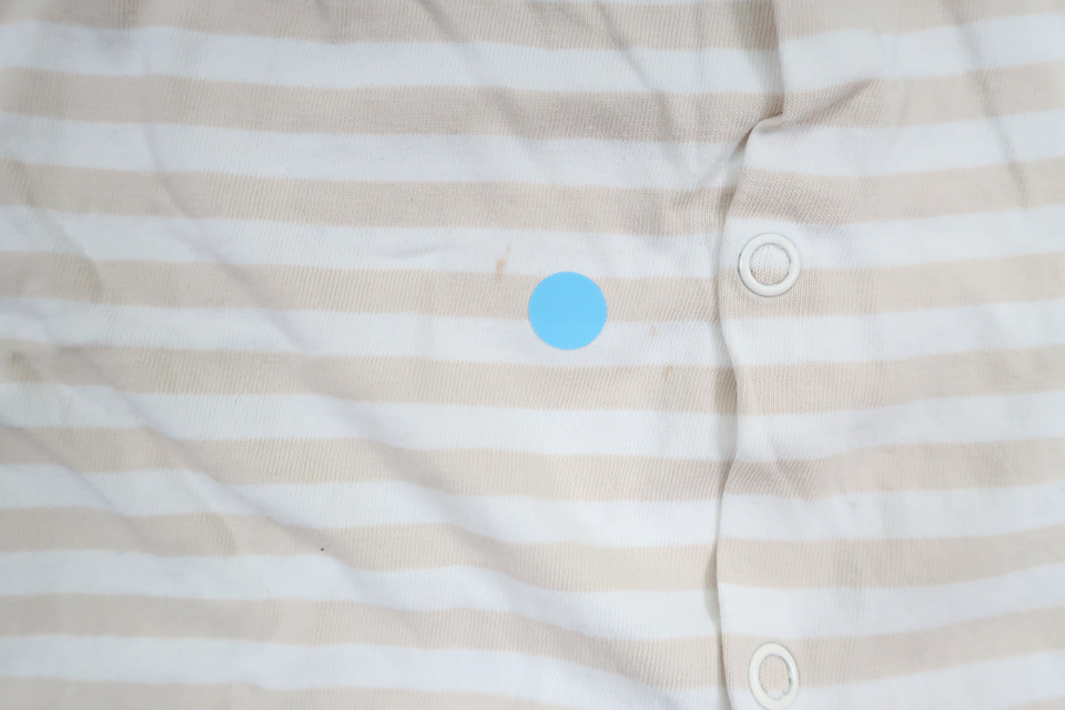 Stribet pyjamas fra H&M - Størrelse 86 - Beige