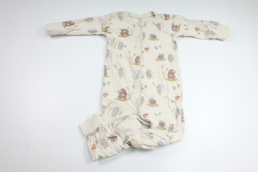 Pyjamas fra Lindex - Størrelse 86 - Off-white