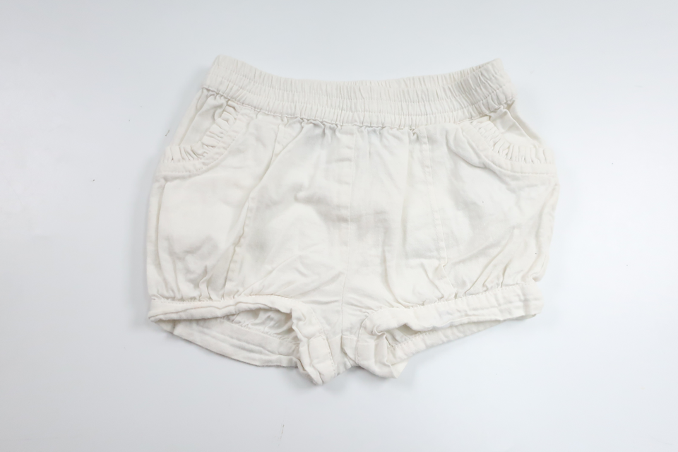 Shorts fra H&M - Størrelse 80 - Hvid