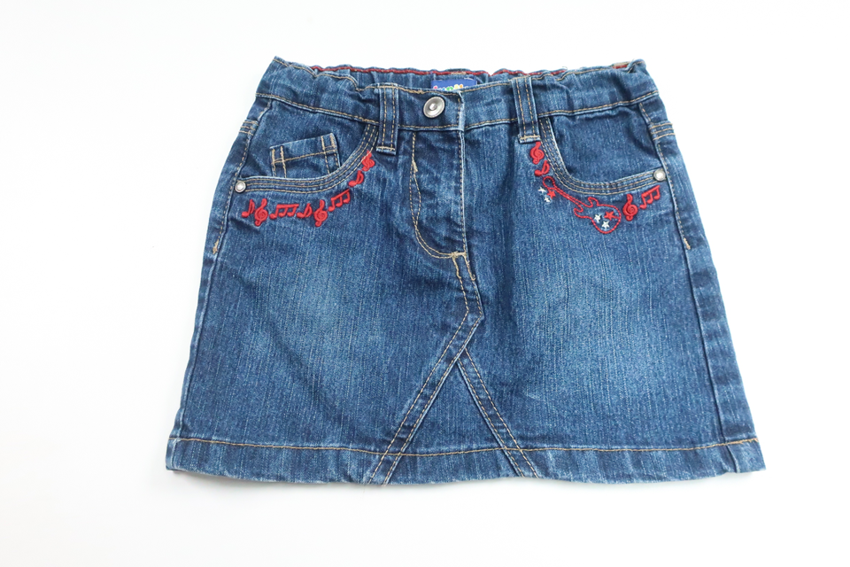 Denimnederdel fra Lupilu - Størrelse 110 - Denim