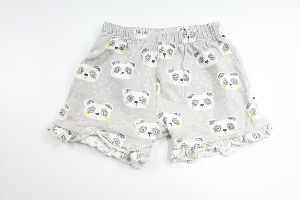 Pyjamasshorts med pandaer fra Lollidays - Størrelse 98/104 - Grå