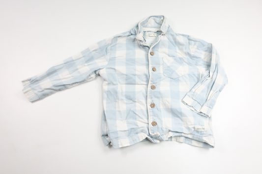 Ternet pyjamasskjorte fra Newbie Limited Edition - Størrelse 92 - Blå