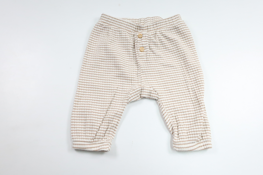 Ribbede bukser fra H&M - Størrelse 56 - Beige