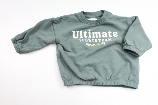 Sweatshirt fra H&M - Størrelse 80 - Grøn