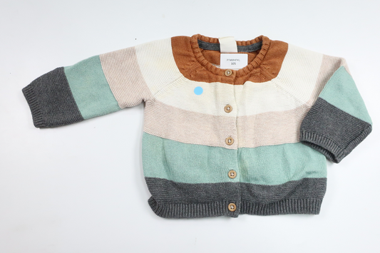 Strikket cardigan fra H&M - Størrelse 62 - Multifarvet