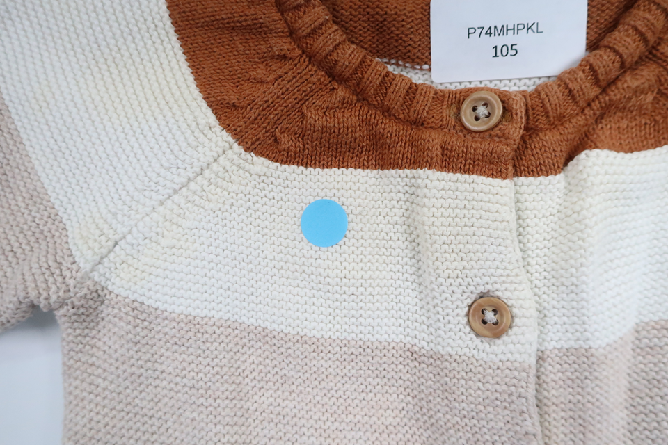 Strikket cardigan fra H&M - Størrelse 62 - Multifarvet