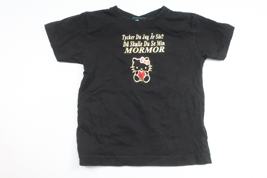 T-shirt "Mormor" fra Southwest - Størrelse 100 - Sort
