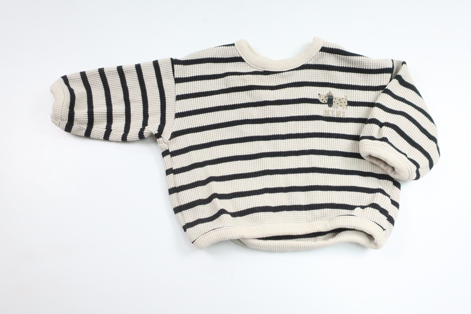 Sweatshirt fra Kappahl - Størrelse 62 - Råhvid