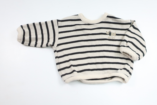 Sweatshirt fra Kappahl - Størrelse 62 - Råhvid