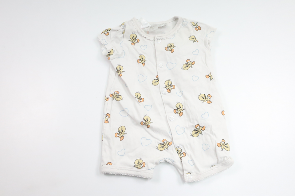 Pyjamas fra H&M - Størrelse 50 - Hvid