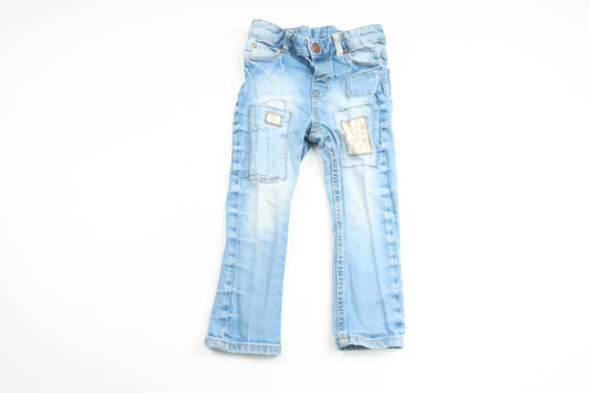 Jeans fra H&M - Størrelse 92 - Denim