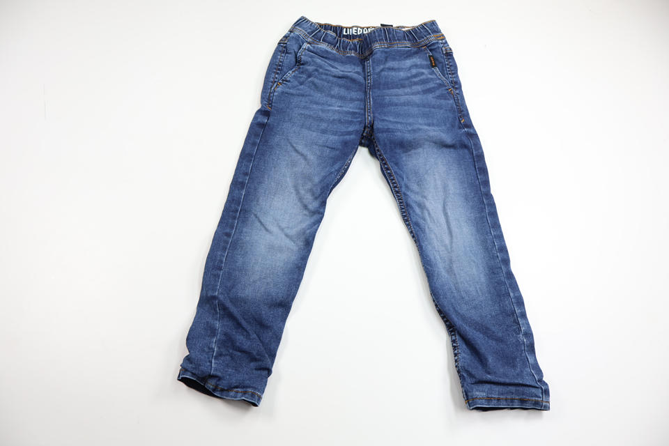 Fodrade jeansbyxor från H&M - Storlek 116 - Denim
