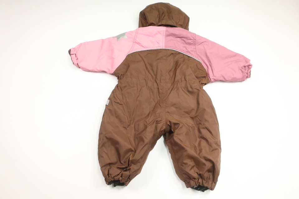 Fleeceforet heldragt fra Mikk-line - Størrelse 74 - Brun