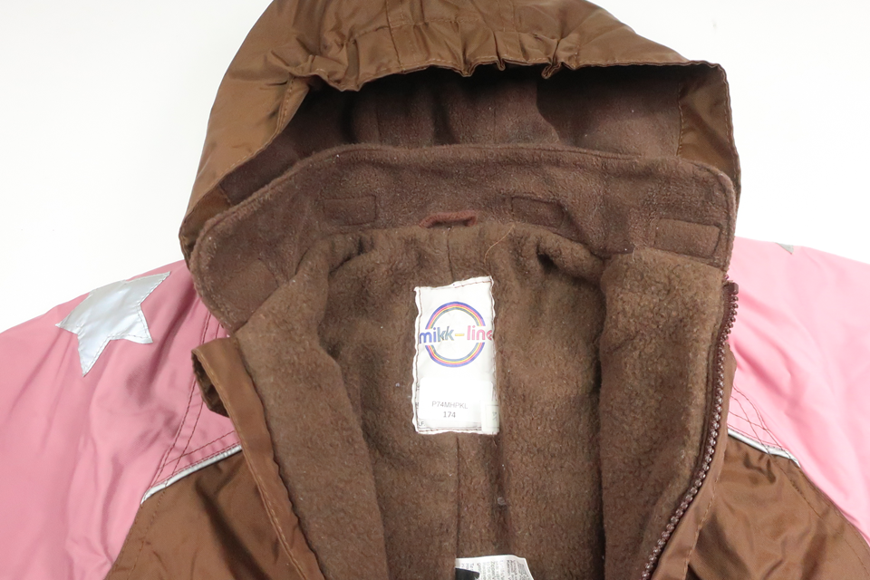 Fleeceforet heldragt fra Mikk-line - Størrelse 74 - Brun