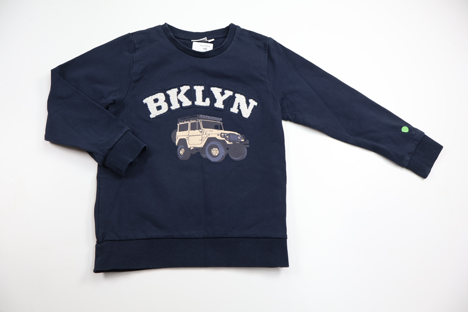 Sweatshirt från Name It - Storlek 110 - Marinblå