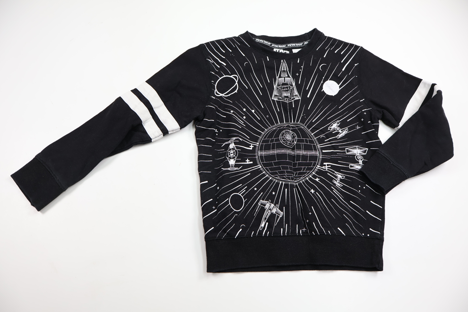 Sweatshirt från Star Wars - Storlek 122/128 - Svart