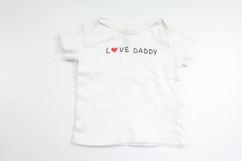 T-shirt fra H&M - Størrelse 56 - Hvid