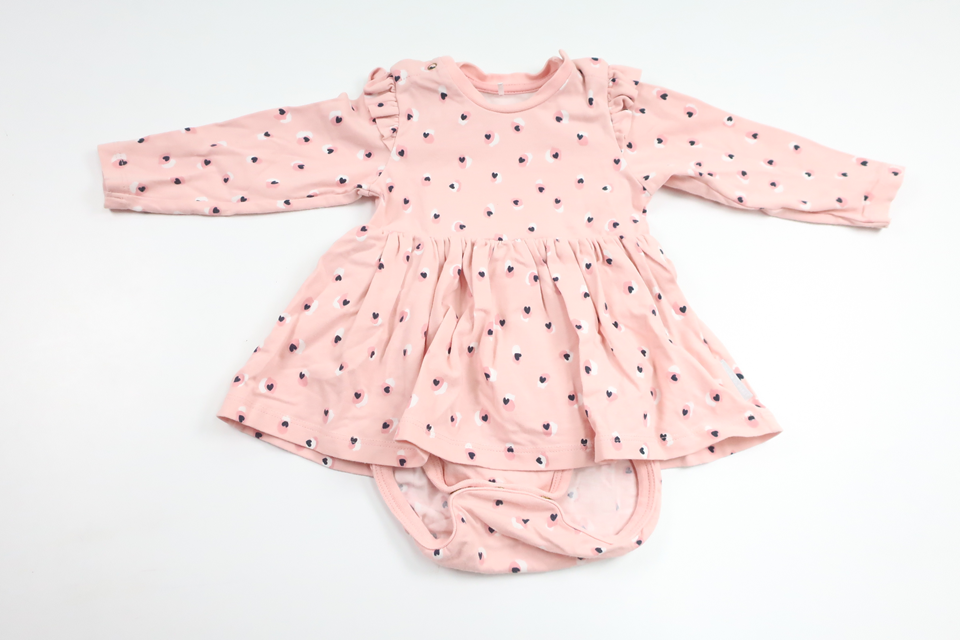 Body fra Polarn O. Pyret - Størrelse 62 - Rosa