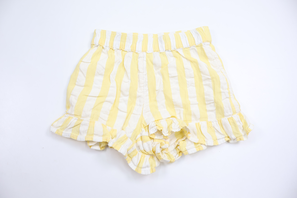 Randiga shorts från Kappahl - Storlek 92 - Gul