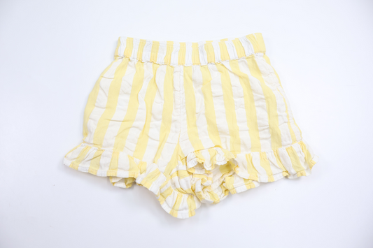 Randiga shorts från Kappahl - Storlek 92 - Gul