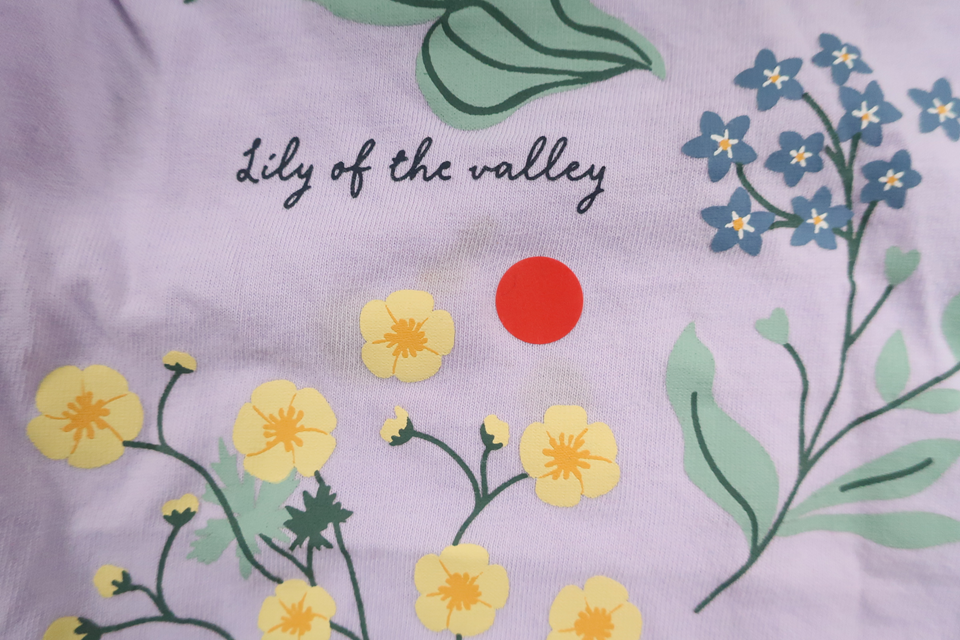 T-shirt fra Polarn o. Pyret - Størrelse 98 - Lilla