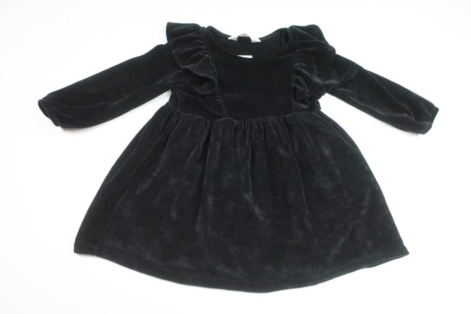Strikket kjole fra H&M - Størrelse 98/104 - Sort