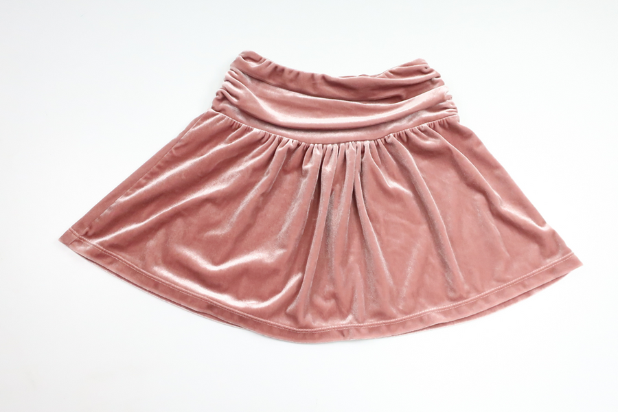 Kjole i velour fra Zara - Størrelse 122 - Rosa