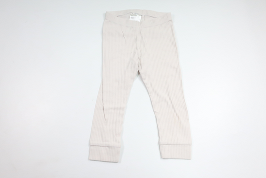 Ribbede bukser fra H&M - Størrelse 92 - Off-white