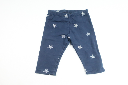 Bukser med stjerner fra H&M - Størrelse 56/62 - Marineblå