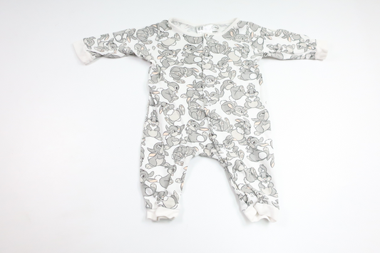 Pyjamas med Stampe fra H&M - Størrelse 62 - Hvid