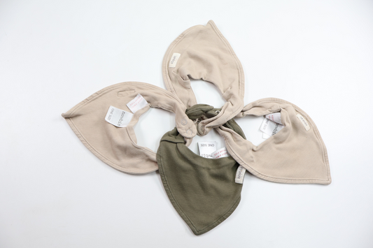 Fyrpack haklappar från Newbie - Storlek One size - Multi
