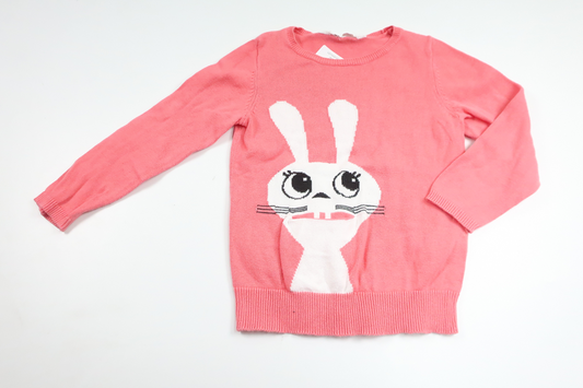 Strikket sweater fra H&M - Størrelse 98/104 - Lyserød