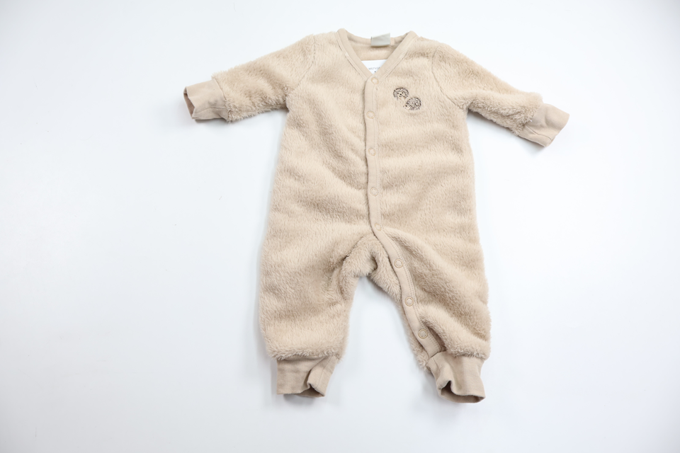 Jumpsuit i fleece från Lindex - Storlek 50 - Beige
