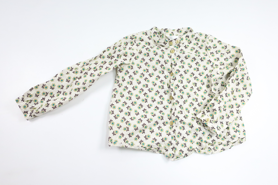 Bluse fra Zara - Størrelse 80 - Råhvid