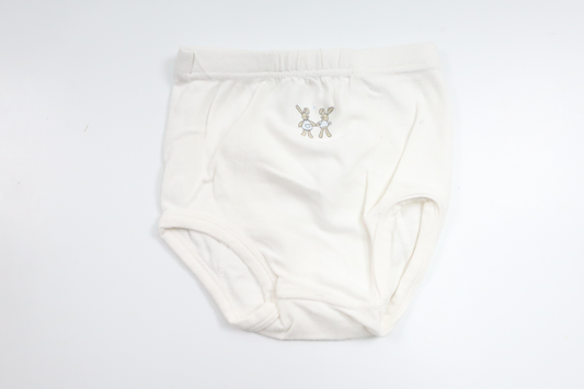 Bleskorts fra Polarn O. Pyret - Størrelse 62/68 - Hvid