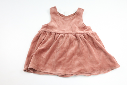 Fleece kjole fra H&M - Størrelse 74 - Rosa