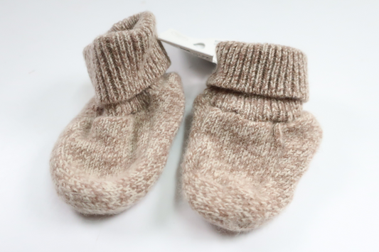 Sutter i 70 % uld fra Lindex - Størrelse 62/68 - Beige