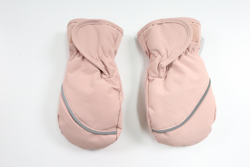 Fleeceforede vanter fra H&M - Størrelse 74/80 - Rosa