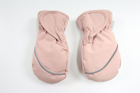 Fleeceforede vanter fra H&M - Størrelse 74/80 - Rosa