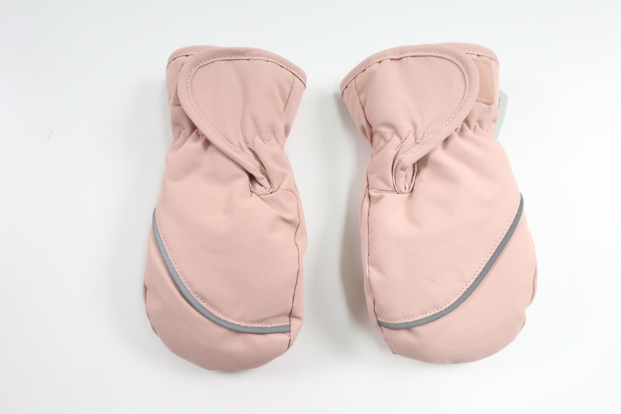 Fleeceforede vanter fra H&M - Størrelse 74/80 - Rosa