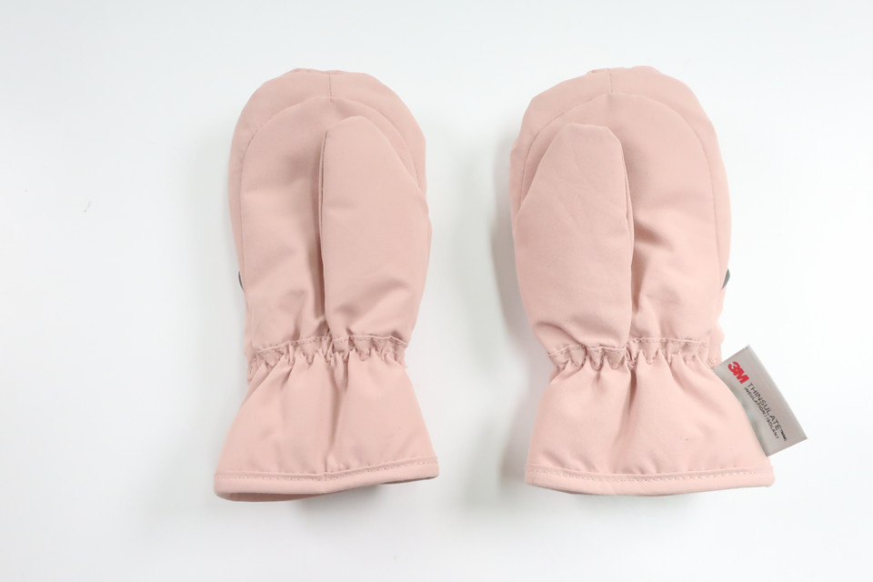 Fleeceforede vanter fra H&M - Størrelse 74/80 - Rosa