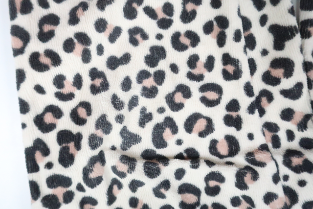 Pyjamasbukser i fleece fra H&M - Størrelse 98/104 - Råhvid
